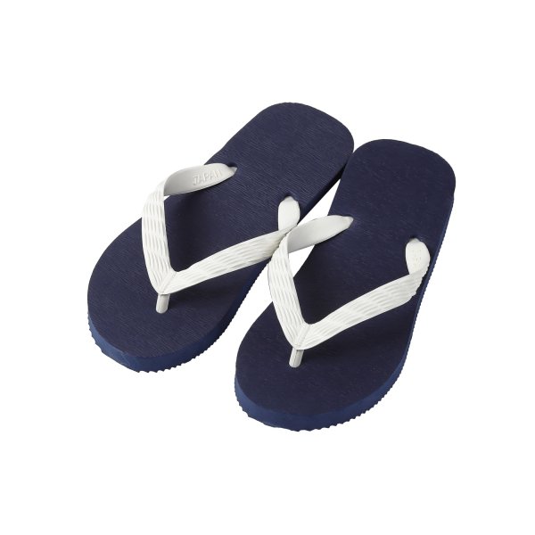 Photo6: Navy Large Size Flip-Flops (29–32 cm / US 11–14) – TSUKUMO | Made in Japan (6)