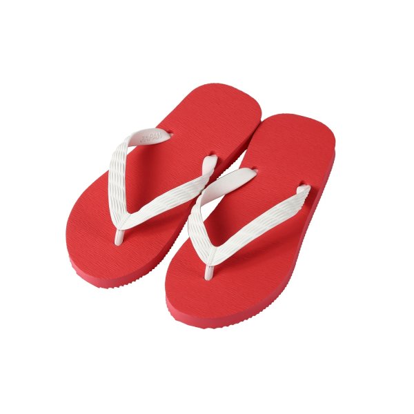 Photo12: Simple Flip-Flops – Red Sole | Made in Japan (12)