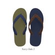 Photo2: CRAZY Flip Flops – Navy × City Green | Made in Japan (2)