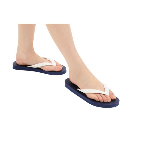 Photo8: Simple Flip-Flops – Navy Sole (Made in Japan) (8)