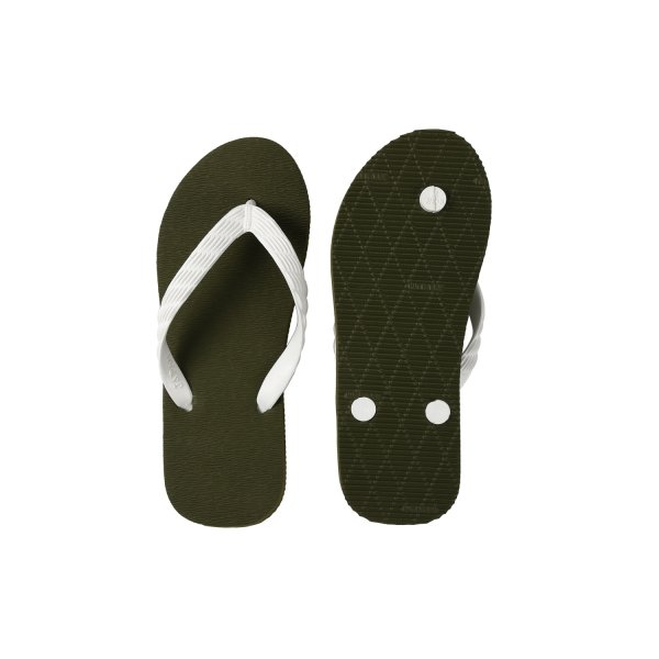 Photo14: Simple Flip-Flops – City Green (Olive) Sole | Made in Japan (14)