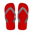 Photo2: JUDO Flip Flops – Red | Made in Japan (2)
