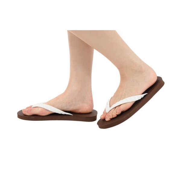 Photo7: Simple Flip-Flops – Brown Sole | Made in Japan (7)