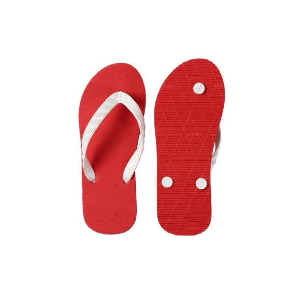 Photo14: Simple Flip-Flops – Red Sole | Made in Japan (14)