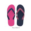 Photo2: CRAZY Flip Flops – Navy × Tropical Pink | Made in Japan (2)