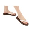 Photo8: Simple Flip-Flops – Brown Sole | Made in Japan (8)