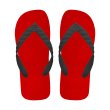 Photo3: JUDO Flip Flops – Red | Made in Japan (3)