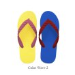 Photo2: CRAZY Flip Flops – Royal Blue × Yellow | Made in Japan (2)