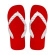 Photo1: JUDO Flip Flops – Red | Made in Japan (1)