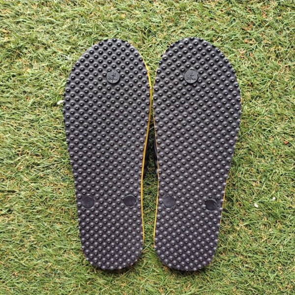 Photo5: Glove Leather Flip Flops – Yellow | Made in Japan (5)
