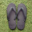 Photo1: Glove Leather Flip Flops – Black | Made in Japan (1)