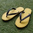Photo2: Glove Leather Flip Flops – Yellow | Made in Japan (2)